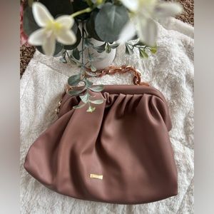 Aldo Pink Clutch Purse w/ Over Shoulder Strap